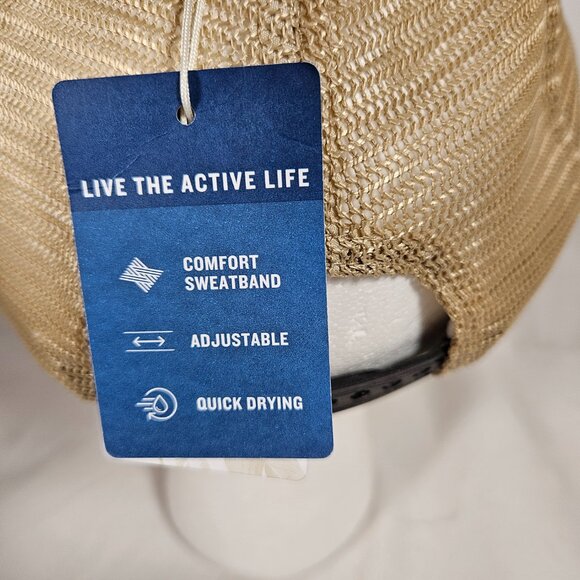 Tommy Bahama Baseball Hat Dusty Rose Mauve Truckers Hat Adjustab Fish - Picture 6 of 10